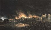 unknow artist samtida malning av branden i london 1666 Sweden oil painting reproduction